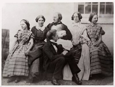 Alexander Parkes, inventeur et chimiste anglais, avec sa famille, vers 1870 - Unbekannt