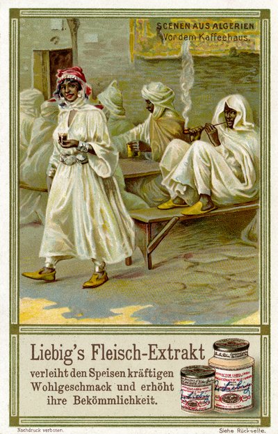 Scènes algériennes : Devant le café - Unbekannter Künstler