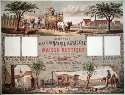 Almanach illustrant les méthodes traditionnelles et modernes de l