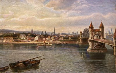 Alte Rheinbrücke (Vieux pont du Rhin), Bonn - Unbekannter Künstler