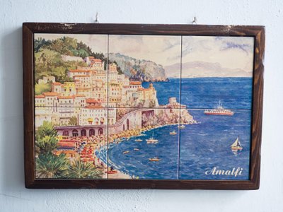 Amalfi, peinture sur carreaux, Côte amalfitaine, Province de Salerne, Campanie, Italie, Europe - Unbekannter Künstler