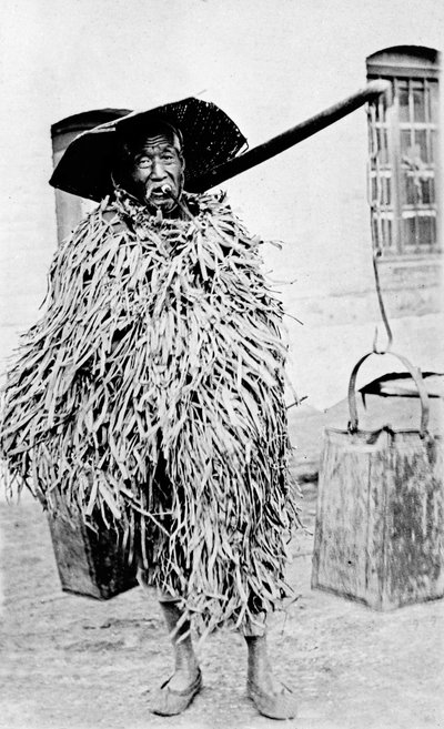 Un homme moyen de la campagne, Chine 1910s - Unbekannter Künstler