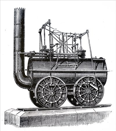 Une locomotive construite par George Stephenson - Unbekannt