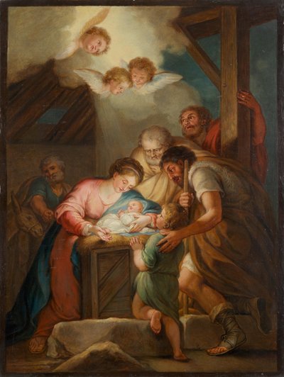 Adoration des bergers - Unbekannter Künstler