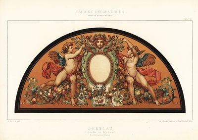 Paravent Art nouveau au Musée de Wroclaw, Pologne, 1890 - Unbekannter Künstler