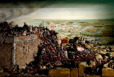 Guerre austro-turque en 1683 (modèle diorama) - Unbekannter Künstler