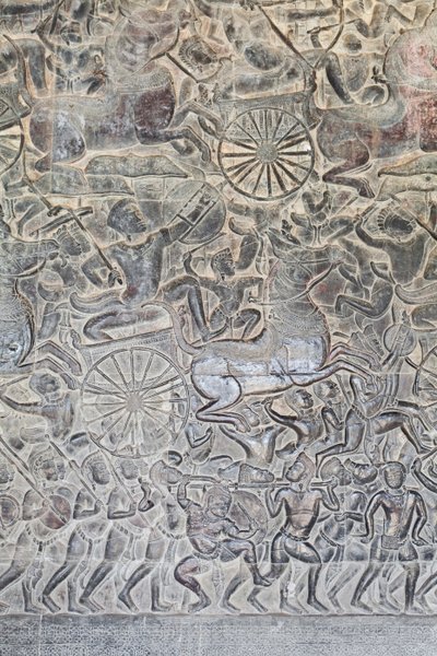 Bas-reliefs sur la galerie nord d