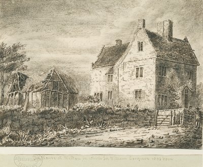Village de Baswich - maison de Sir William Congreve - Unbekannt