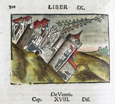 Bâtiments renversés lors d