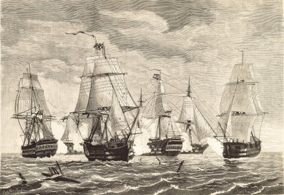 Bataille de Trafalgar (21 octobre) - Unbekannter Künstler