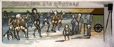 Idylle de plage à Röntgen, vers 1900 (illustration) - Unbekannter Künstler