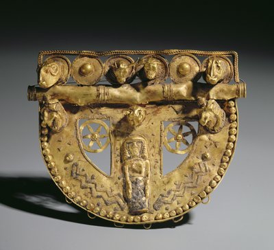 Boucle de ceinture avec décoration granulée, période orientalisante, c.700 av. J.-C. - Unbekannt