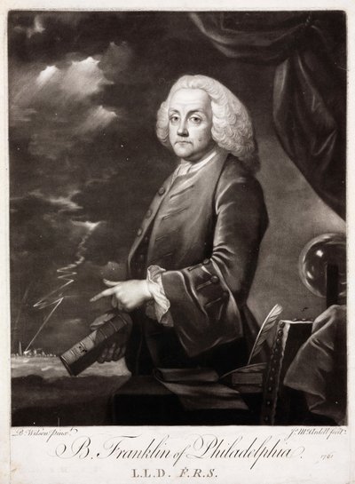 Benjamin Franklin, théoricien américain de l