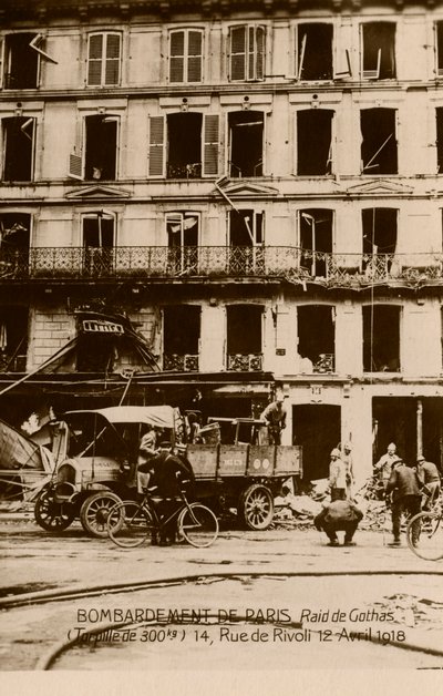 Bombardement de Paris - Unbekannter Künstler