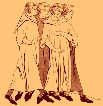 Bourgeois à la fin du XIIIe siècle - Unbekannter Künstler