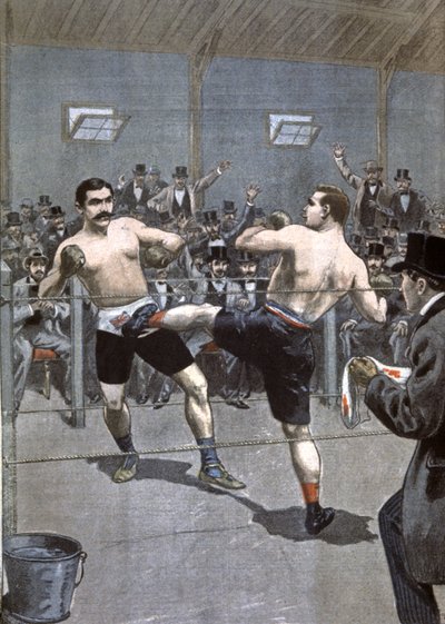 Match de boxe à Paris - Unbekannter Künstler