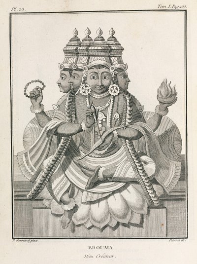 Brahma, le dieu créateur hindou - Unbekannt