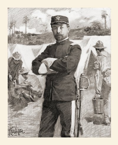 Général de brigade Frederick Funston du 20e volontaires du Kansas juste après sa promotion pour bravoure Frederick N. Funston - Unbekannt