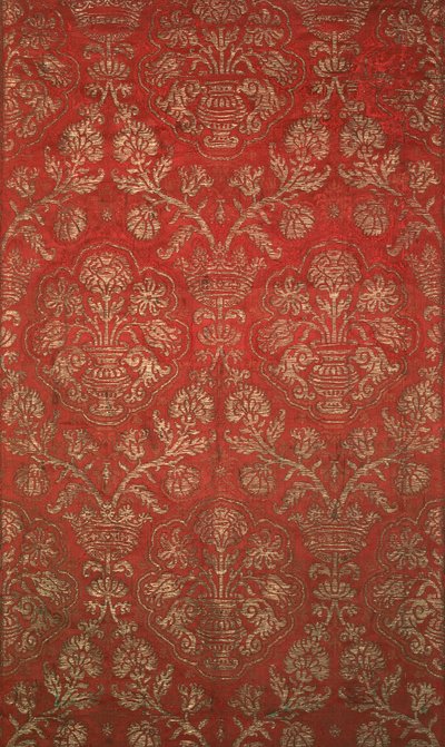 Brocade avec motif de grenade, italien - Unbekannt
