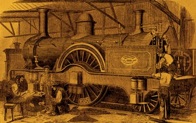 Construction de locomotive par McConnell - Unbekannter Künstler