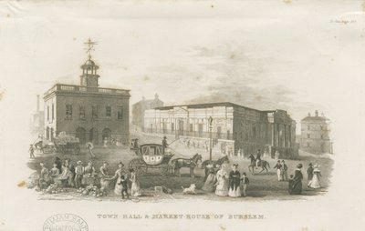 Burslem - Hôtel de ville et marché - Unbekannt