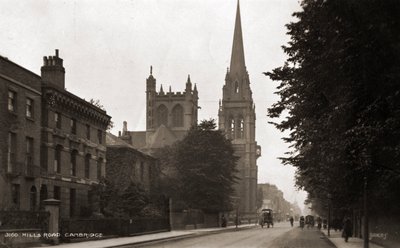 Cambridge - montrant Hills Road au début des années 1900 (carte postale) - Unbekannter Künstler