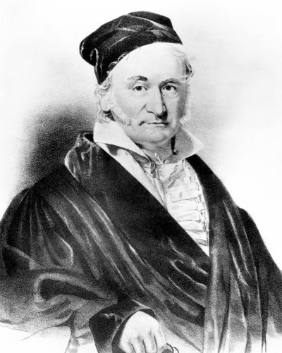 Carl Friedrich Gauss, mathématicien allemand, milieu du 19e siècle - Unbekannt