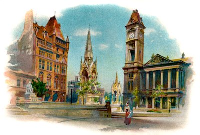 Chamberlain Square, Birmingham - Unbekannter Künstler
