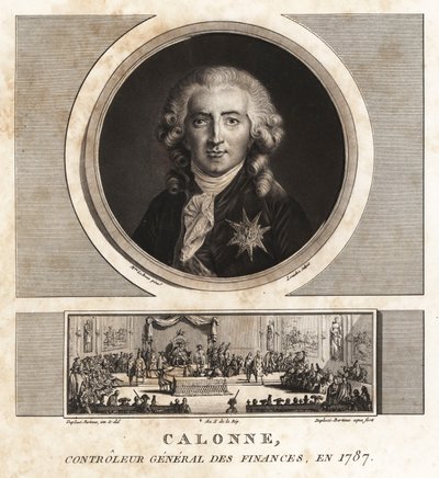Charles Alexandre de Calonne, Contrôleur général des finances - Unbekannt