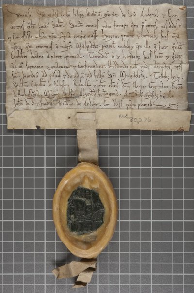 Charte de Walter, Prieur de Saint Andrews - Unbekannt