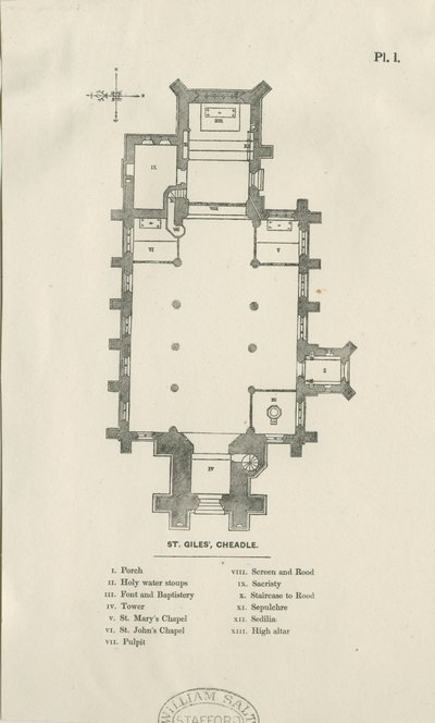 Cheadle - Église St. Giles - Unbekannt
