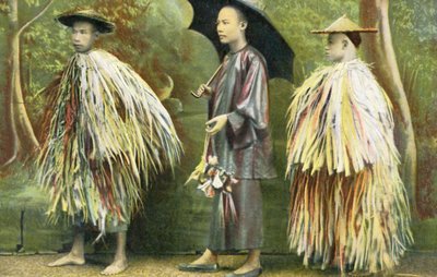 Vêtements de pluie chinois - Unbekannter Künstler