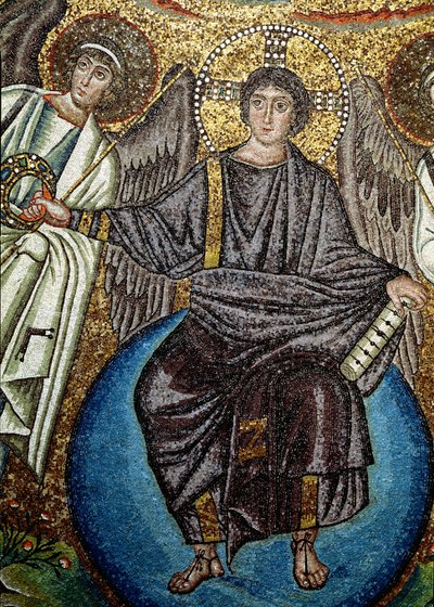 Christ et anges, détail au-dessus de l