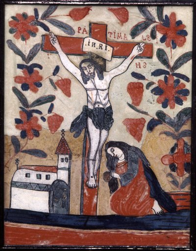 Christ en croix, fin du 19e siècle - Unbekannter Künstler