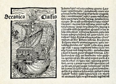 Lettre de Christophe Colomb - Unbekannter Künstler