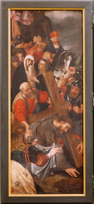 Église Saint-Martin. Intérieur. Triptyque. La Crucifixion - Unbekannter Künstler