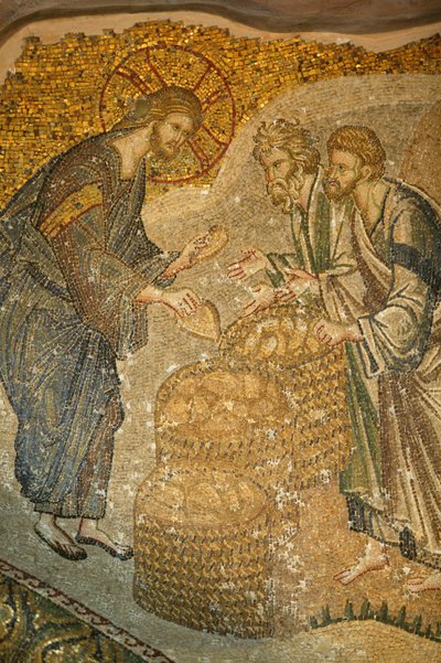 Église Saint-Sauveur de Chora. Jésus et le pain, Istanbul, Turquie - Unbekannt