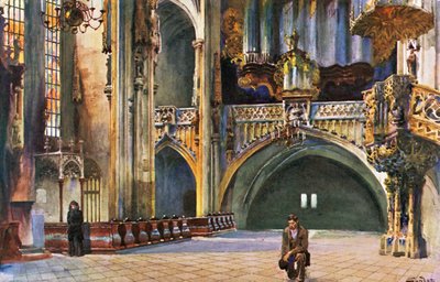 Église Saint-Étienne, Vienne, fin du XIXe/XXe siècle - Unbekannter Künstler
