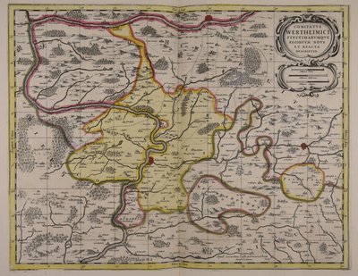 Comitatus Wertheimici finitimarumque regionum noua et exacta descriptio - Unbekannter Künstler