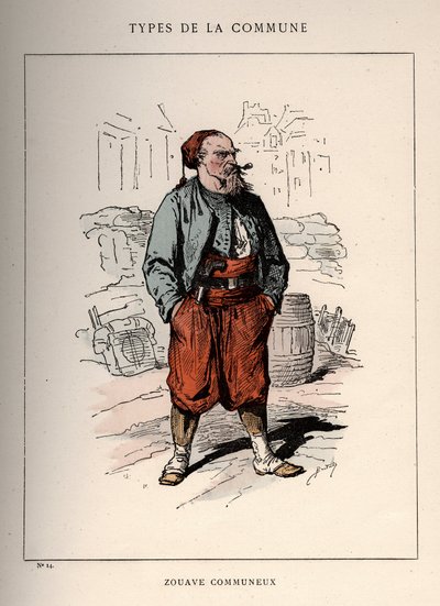 Commune de Paris : costume de ZOUAVE COMMUNIEUX (14) dans « Les Communeux » - Unbekannt