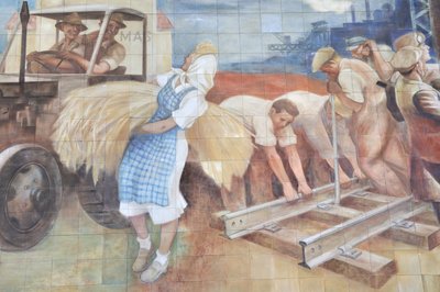 Mosaïque communiste par Max Lingner, Berlin, Allemagne - Unbekannt