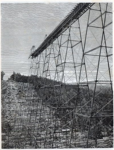 Construction du viaduc de Kinzua - Unbekannt