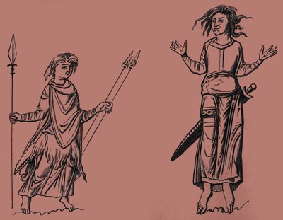 Costumes des Francs, IVe - VIIIe siècle - Unbekannter Künstler