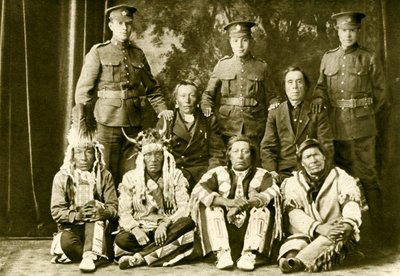 Premières Nations Cree pendant la Première Guerre mondiale - Unbekannter Künstler