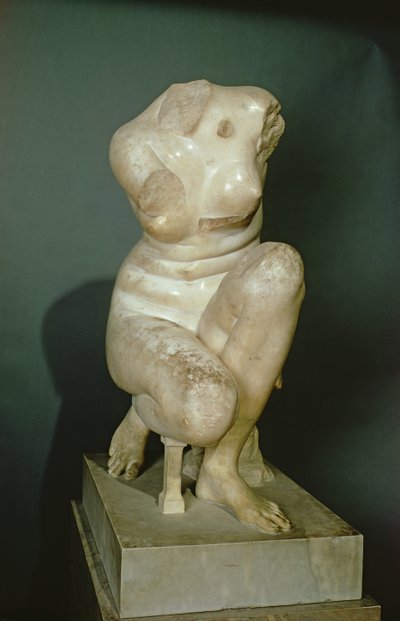 Aphrodite accroupie, copie romaine de l