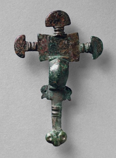 Broche cruciforme, de Haslingfield, Cambridgeshire, anglo-saxon - Unbekannt