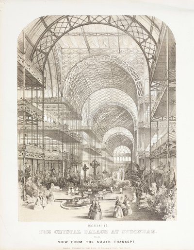Palais de Cristal, après la Grande Exposition Vue depuis le transept sud, Palais de Cristal, Sydenham - Unbekannt