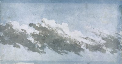 Cumulus soufflant dans un vent fort, vers 1803 - Unbekannter Künstler