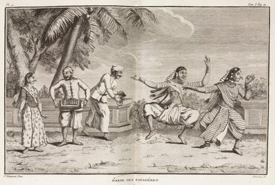 Danseurs et musiciens, Inde - Unbekannt