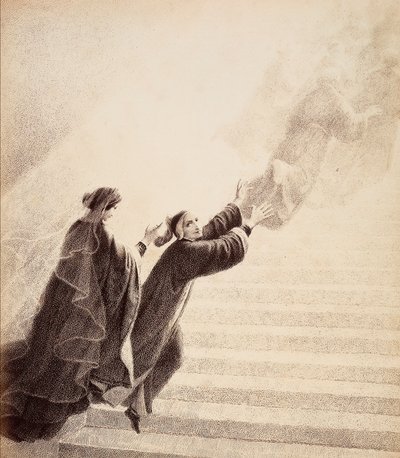 Dante, poussé par un simple signe de Béatrice, monte l